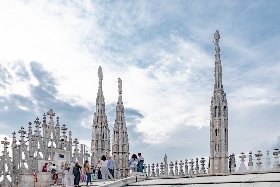 weekend a milano con i bambini visita al tetto del Duomo